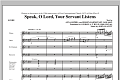 Speak, O Lord, Your Servant Listens - Full Score
