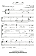 Sing Lullaby (arr. Heather Sorenson)