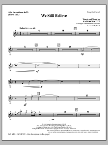 We Still Believe - Alto Sax (sub. Horn) 