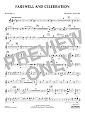 Farewell and Celebration - Bb Trumpet 1