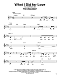 What I Did For Love
