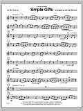 Simple Gifts - Clarinet 1