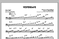 Yesterdays - Bass Clef Solo Sheet