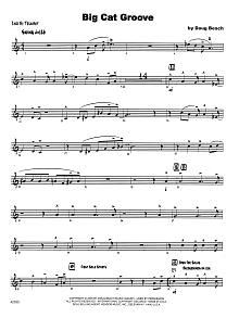 Big Cat Groove - 2nd Bb Trumpet 