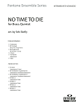 No Time to Die (for Brass Quintet) (arr. Seb Skelly) - Full Score