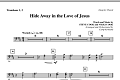 Hide Away In The Love Of Jesus - Trombone 1 & 2