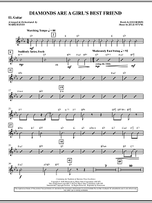 Diamonds Are A Girl's Best Friend - Guitar 
