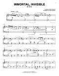 Immortal, Invisible (arr. Phillip Keveren)