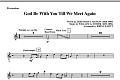 God Be With You Till We Meet Again - Percussion