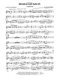 Miniature Jazz Suite #5 - 2nd Eb Alto Saxophone