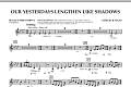 Our Yesterdays Lengthen Like Shadows - Mallet Percussion 2