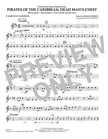 Pirates of the Caribbean: Dead Man's Chest - Eb Baritone Saxophone 