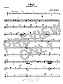 Adagio Symphony No. 2, Op. 61 - Piccolo 
