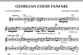 Georgian Court Fanfare - Eb Alto Saxophone 1