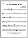 My Dear Redeemer, Lord And King - Violin 2