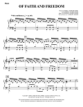 Of Faith and Freedom - Piano