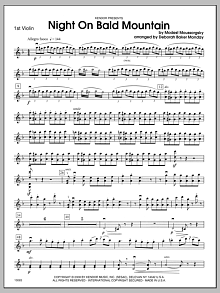 Night On Bald Mountain - Violin 1 