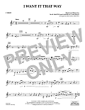 I Want It That Way (arr. Michael Brown) - F Horn