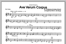 Ave Verum Corpus - Violin 2 