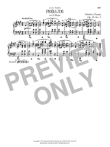 Prélude in A Major, Op. 28, No. 7 