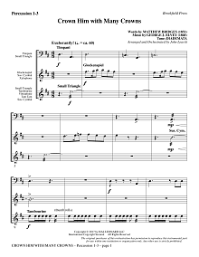 Crown Him with Many Crowns - Percussion 1-3 
