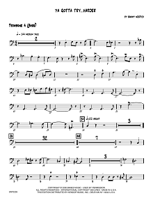 Ya Gotta Try...Harder - 4th Trombone 