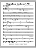 Allegro From Beethoven's Fifth (Movement 1) - Bass Clarinet