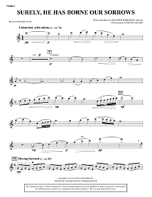 Surely, He Has Borne Our Sorrows - Violin 1 