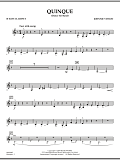 Quinque (Dance for Band) - Bb Bass Clarinet