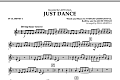 Just Dance - Bb Clarinet 1