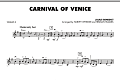 Carnival of Venice - Violin 2