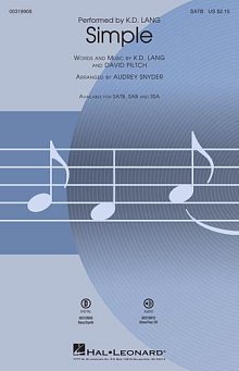 Simple (arr. Audrey Snyder) 