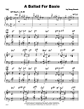 A Ballad For Basie - Piano