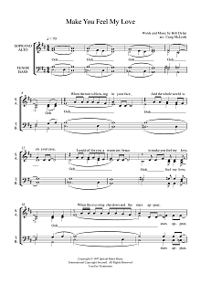 Make You Feel My Love (arr. Craig McLeish) 