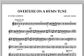 Overture on a Hymn Tune - Bb Tenor Saxophone