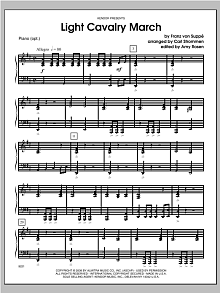 Light Cavalry March - Piano 