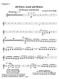 All Glory, Laud, And Honor (with Hosanna, Loud Hosanna) - Bb Trumpet 2,3