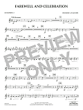 Farewell and Celebration - Bb Trumpet 3