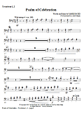 Psalm of Celebration - Trombone 1,2
