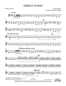 Street Tango - Bb Bass Clarinet 