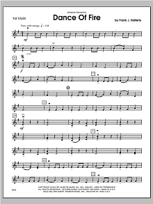 Dance Of Fire - Violin 1 