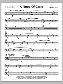 A Piece Of Cake - Eb Baritone Saxophone 