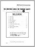 Ten Christmas Carols For Trombone Quintet - 4th Trombone