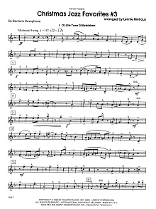 Christmas Jazz Favorites #3 - Eb Baritone Saxophone 