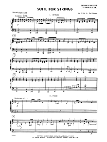 Suite for Strings - Piano Accompaniment 