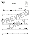 Menuet II (Music for the Royal Fireworks) (Grade 2 List A1 from the ABRSM Flute syllabus from 2022)