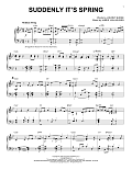 Suddenly It's Spring [Jazz version] (arr. Brent Edstrom)