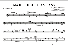 March Of The Olympians - Bb Clarinet 1 