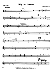 Big Cat Groove - 1st Bb Trumpet 