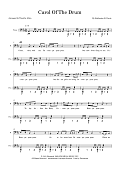 Carol Of The Drum (arr. Tim Allen) - Full Score